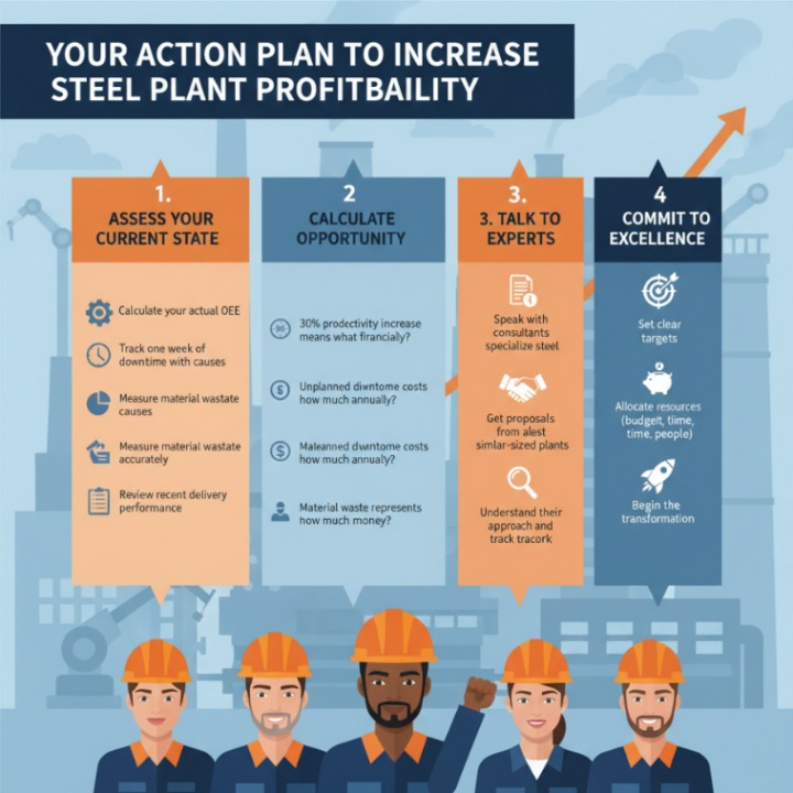 Action Plan to Increase Steel Plant Profitability
