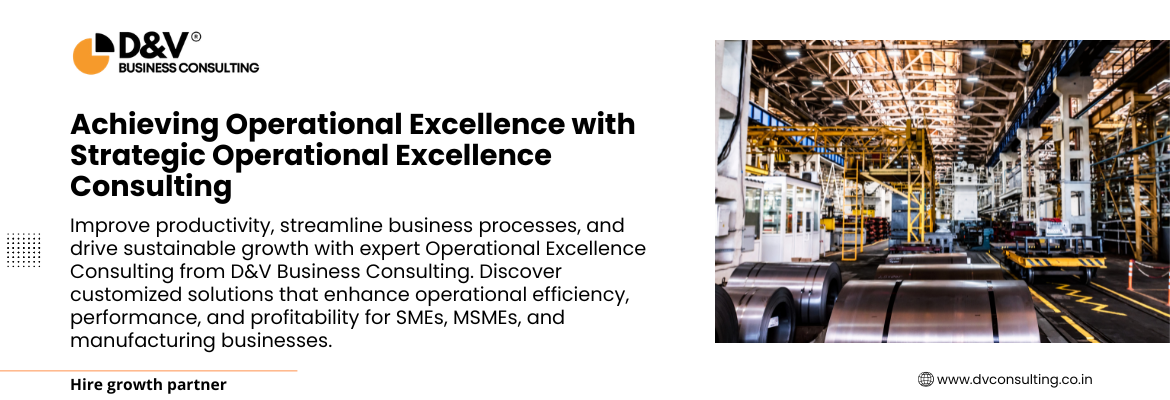 Achieving Operational Excellence with Strategic Operational Excellence Consulting from D&V Business Consulting