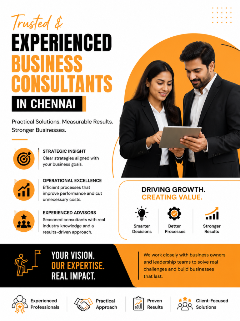 The Best Business Consulting Company for MSMEs and Industrial Firms in Chennai