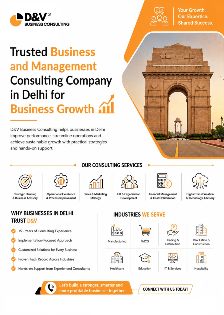 Business and Management Consulting for Businesses Across Delhi and New Delhi