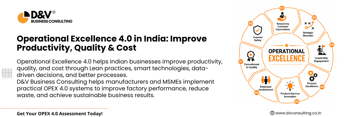 Operational Excellence 4.0 in India: How Indian Manufacturers Can Improve Productivity, Quality and Cost