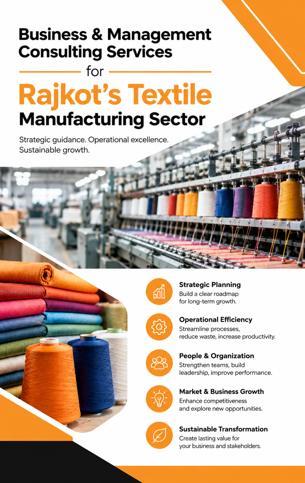 Business & Management Consulting Services for Rajkot's Textile Manufacturing Sector