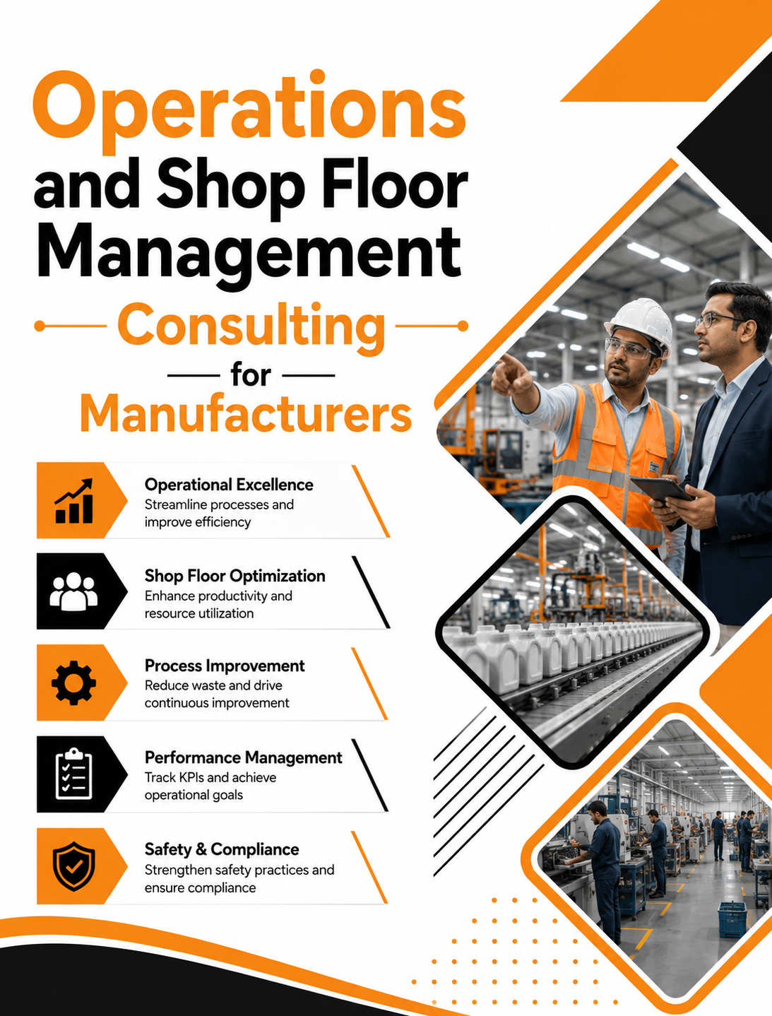 Operations and Shop Floor Management Consulting for Manufacturers