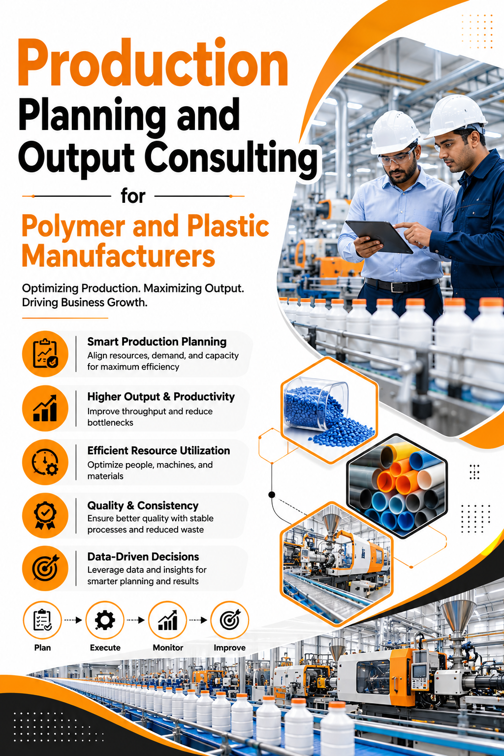 Production Planning and Output Consulting for Polymer and Plastic Manufacturers