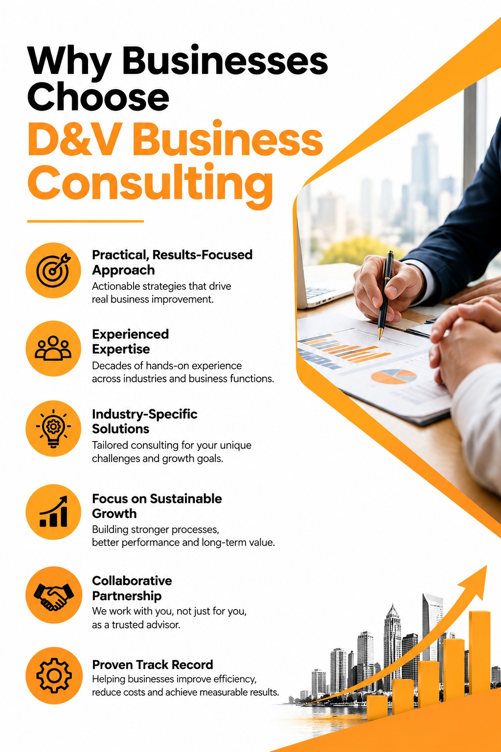 Why Businesses Choose D&V Business Consulting
